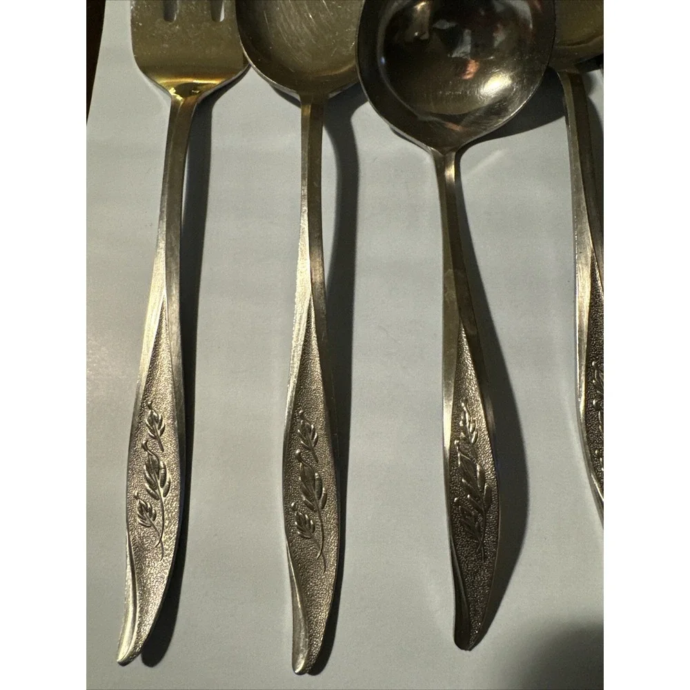 Nasco‎ VASSAR Stainless Steel Flatware Japan 5 Serving Pieces
